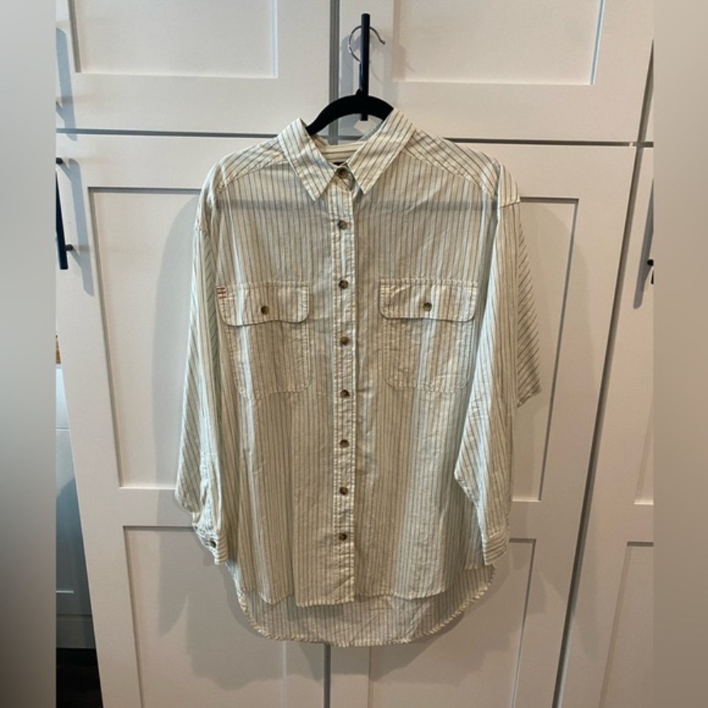 BDG Urban Outfitters pinstripe button down